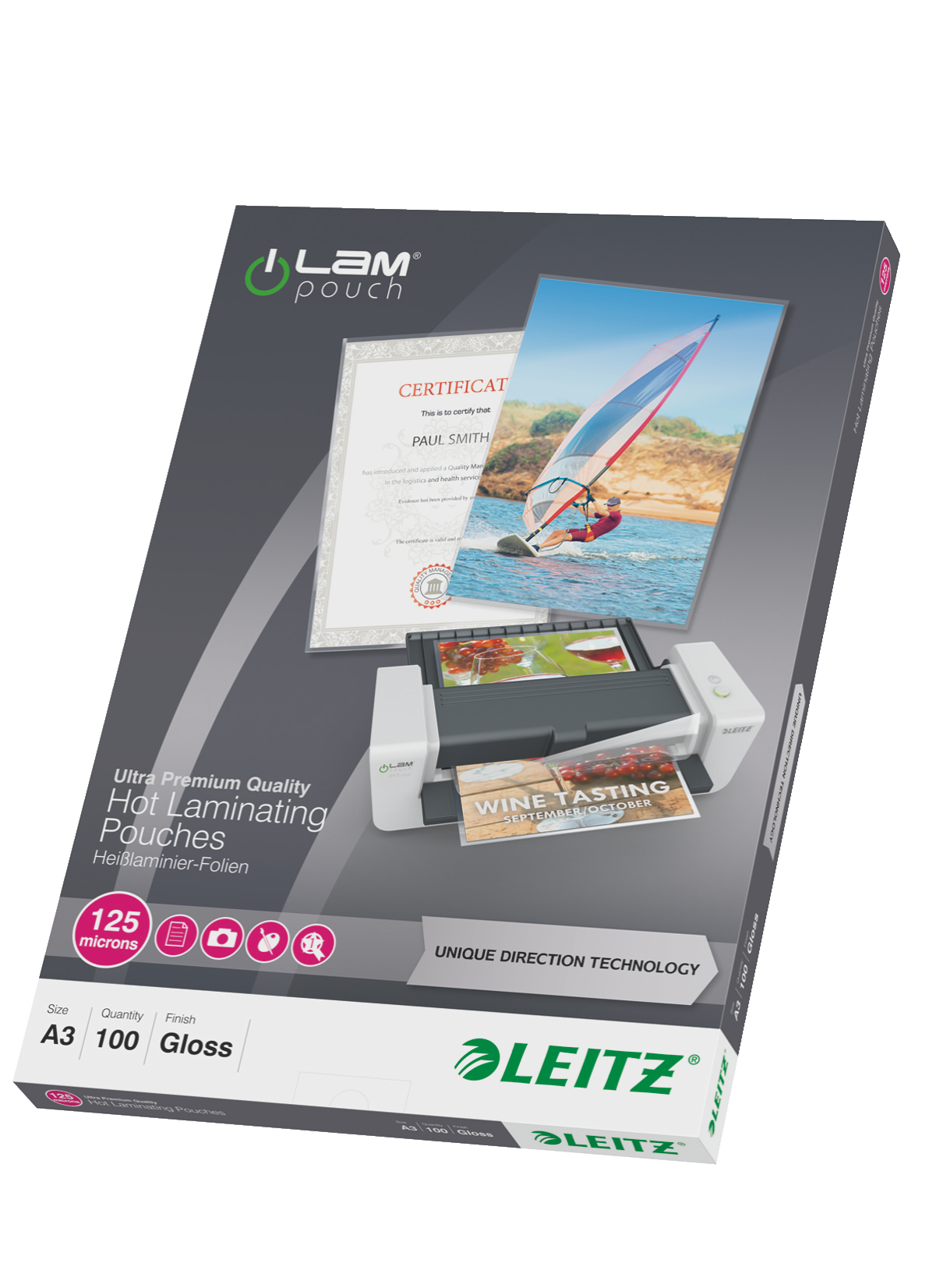 Photos - Laminating Pouch LEITZ iLAM UDT laminator pouch 100 pc(s) 74880000 