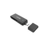 UNITEK Y-9328 card reader USB 3.2 Gen 1 (3.1 Gen 1) Type-C Black