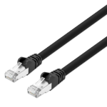 Intellinet IEC-C8AS-BK-1 networking cable Black 9.84" (0.25 m) Cat8.1 S/FTP (S-STP)