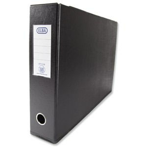 Image of Elba 100082430 ring binder A3 Black