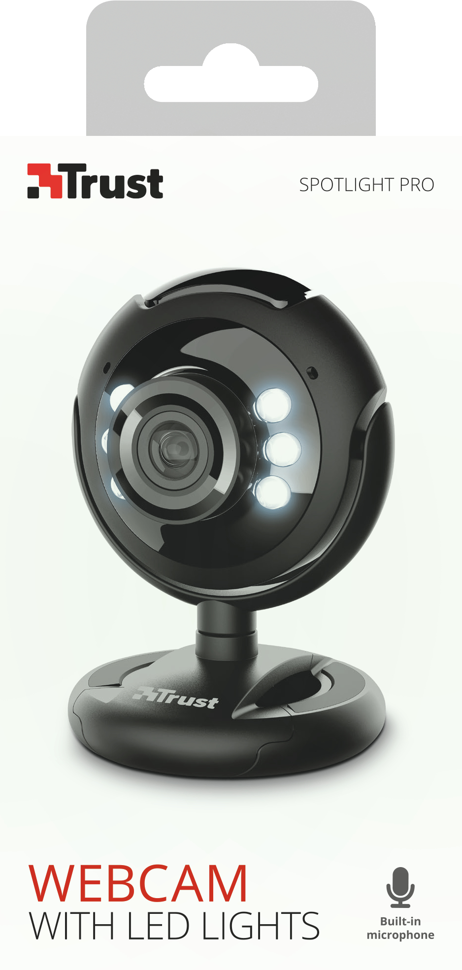 Trust SpotLight Pro webcam 1.3 MP 640 x 480 pixels USB 2.0 Black, 8 in ...