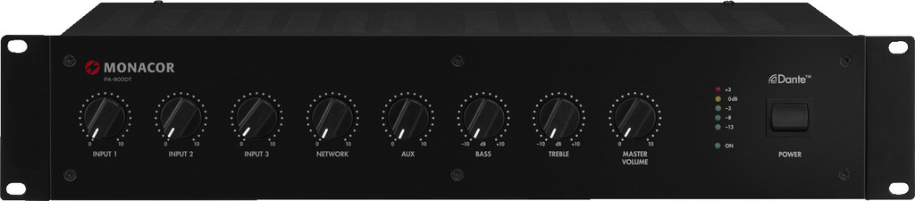 Monacor PA-900DT audio mixer 5 channels 50 - 15000 Hz Black