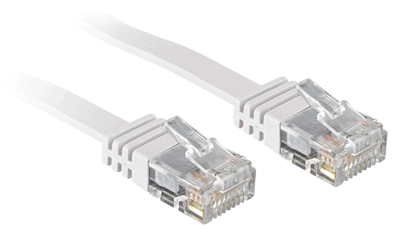 Image of Lindy 2m Cat.6 networking cable White Cat6