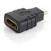 Equip 118915 cambiador de género para cable microHDMI HDMI Negro