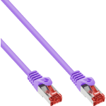 InLine Patch Cable S/FTP PiMF Cat.6 250MHz PVC copper purple 7.5m