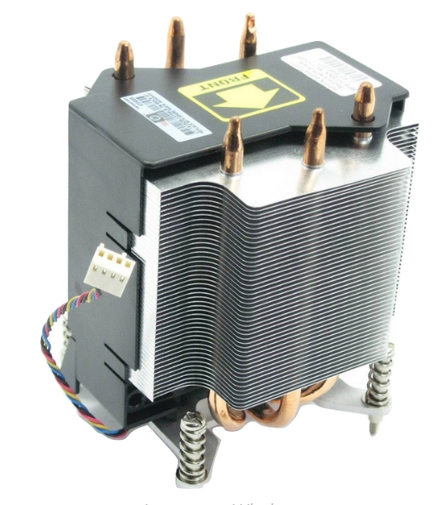 HP 457886-001 Processor Air cooler Black, Metallic