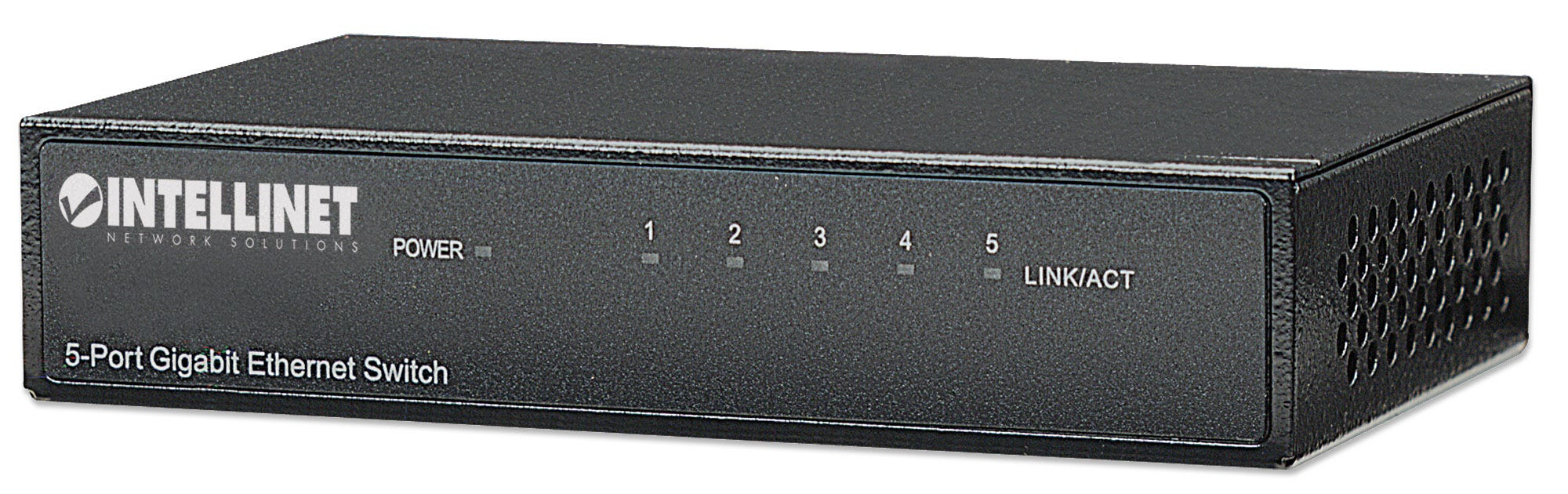 Image of Intellinet 5-Port Gigabit Ethernet Switch, Metal, Box