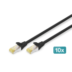 Digitus CAT 6A S/FTP patch cable, 10 pieces
