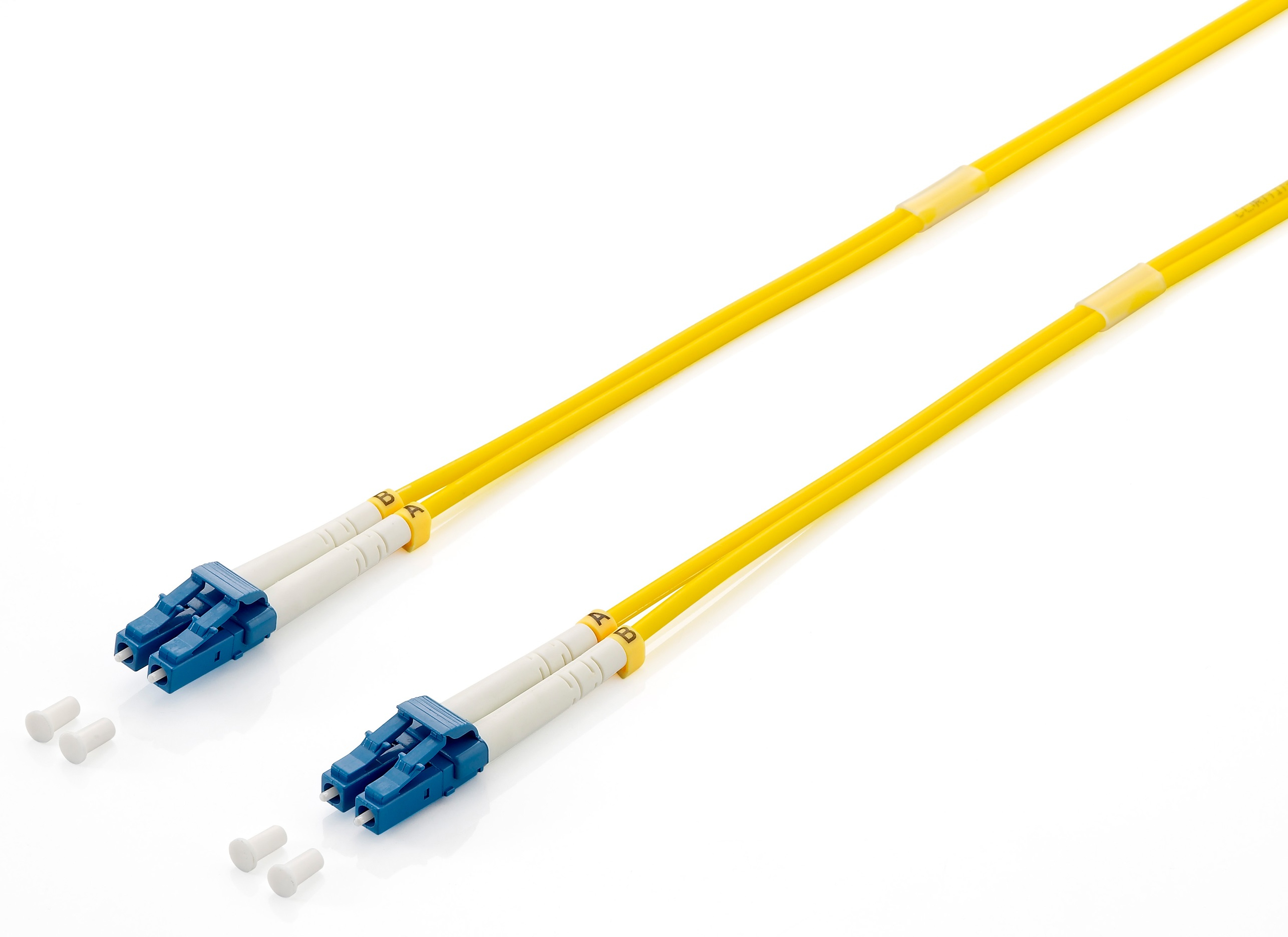 Image of Equip LC/LC Fiber Optic Patch Cable, OS2, 1.0m