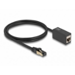 DeLOCK Network Extension Cable RJ45 plug to RJ45 jack Cat.8.1 S/FTP 1 m black