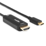 Rocstor Y10C481-B1 video cable adapter 39.4" (1 m) HDMI Type A (Standard) USB Type-C Black