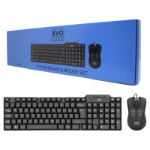 Evo Labs CM-500UK keyboard USB QWERTY UK English Black