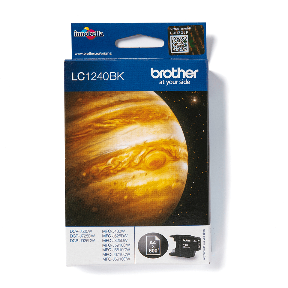 Image of Brother LC-1240BK Ink cartridge black, 600 pages ISO/IEC 24711 for...