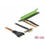 DeLOCK Riser Card PCI Express x1 to x16 with flexible cable 80 cm