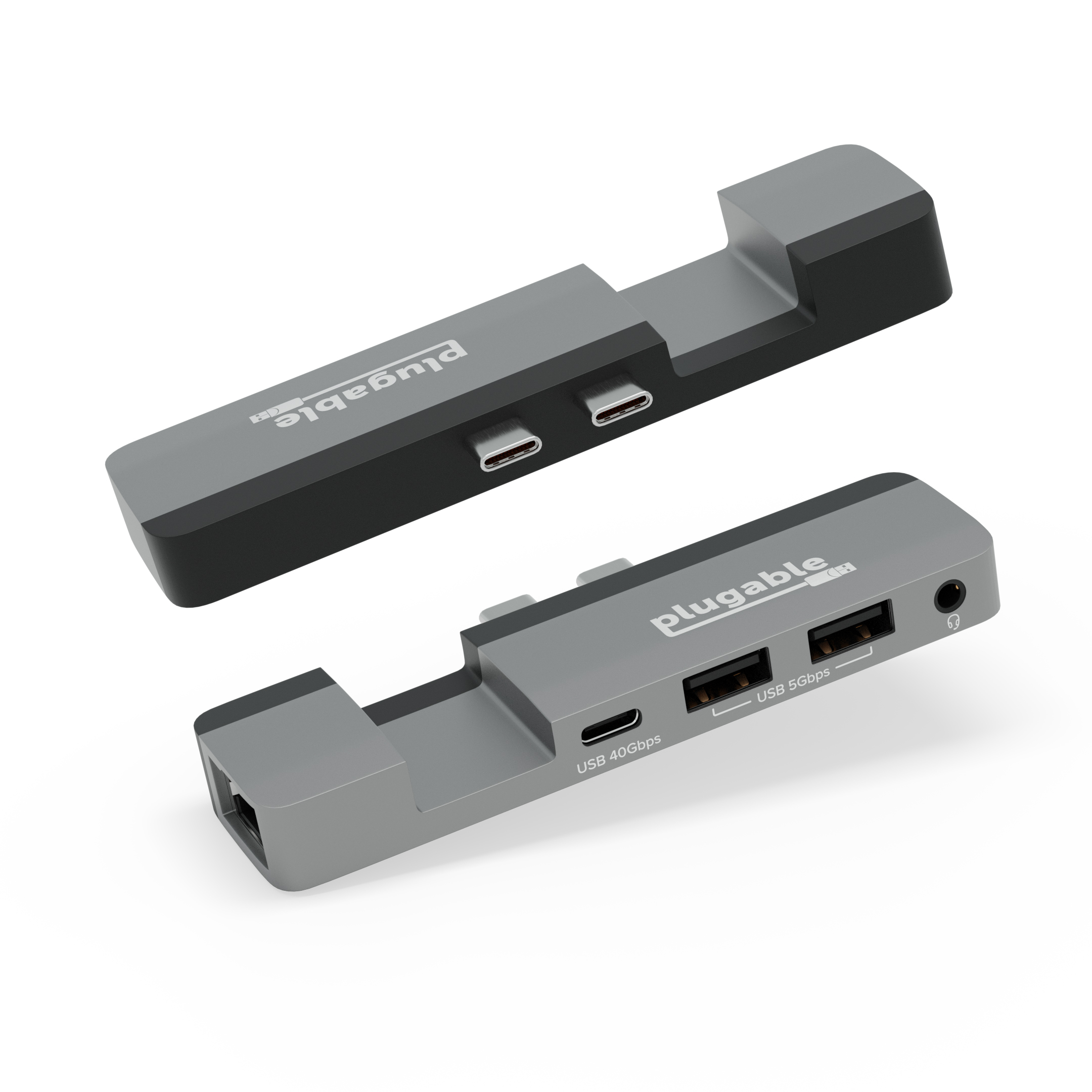 Image of PLUGABLE TECHNOLOGIES USB-C 5-in-1 Hub MagSafe