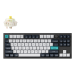 Keychron Q3 Max keyboard Universal USB + RF Wireless + Bluetooth QWERTY UK English Black, White