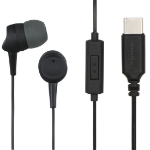 Hama 00184192 headphones/headset Wired In-ear Calls/Music USB Type-C Black, Dark Grey