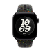 Apple MGAF4ZM/A smart wearable accessory Band Black Aluminium, Fluoroelastomer