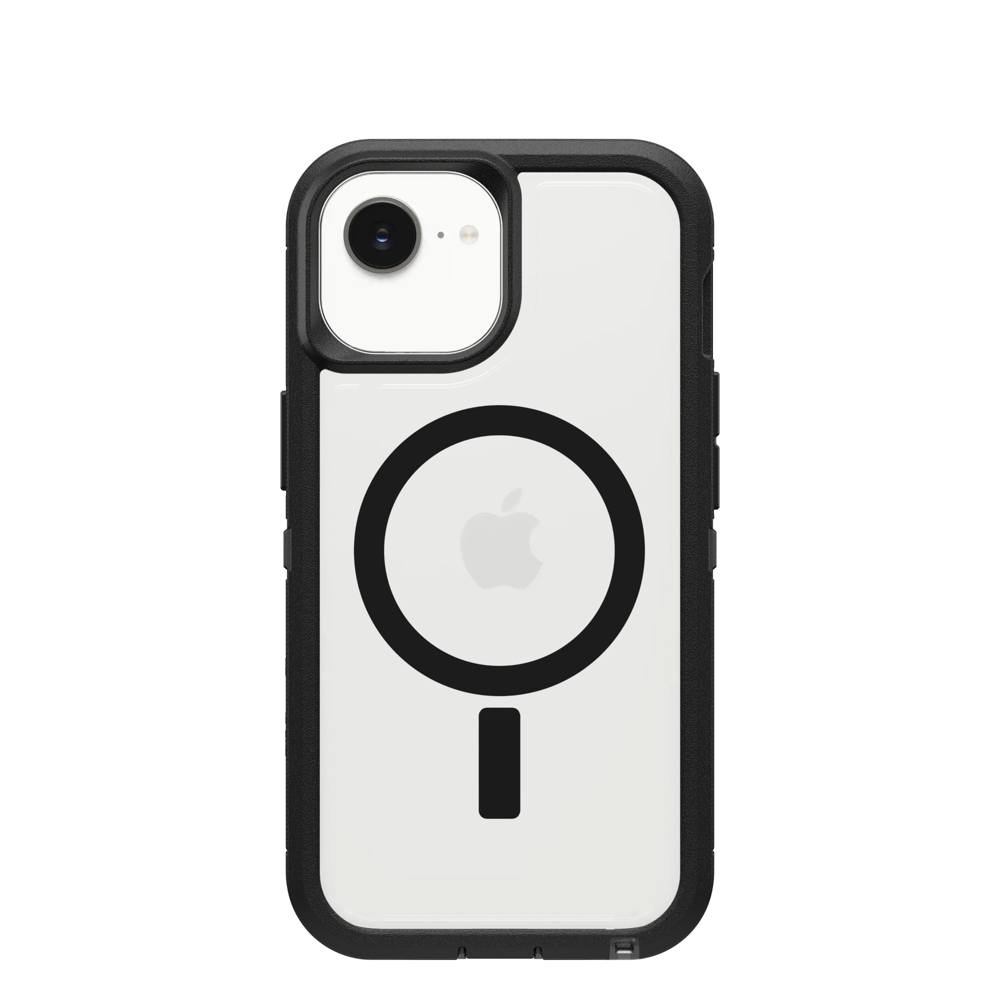 OtterBox Defender XT Clear for MagSafe Series for Apple iPhone 17e/16e/15/14/13, transparent/black