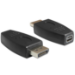 DeLOCK 65237 cable gender changer Displayport mini Displayport Black