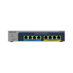 NETGEAR 8-port Ultra60 PoE++ Multi-Gigabit (2.5G) Ethernet Plus Switch Unmanaged L2/L3 2.5G Ethernet (100/1000/2500) Power over Ethernet (PoE) Grey