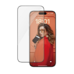 PanzerGlass ® Screen Protector iPhone 15 Pro | Ultra-Wide Fit