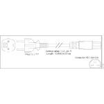 Cisco PWR-CAB-AC-EU= power cable 4.25 m CEE7/7 C21 coupler