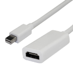 Videk Mini DisplayPort Plug to HDMI Socket Adaptor - White