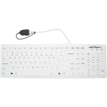 Seal Shield Seal Silk Pro keyboard Industrial USB QWERTY US English White