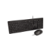 V7 Washable Antimicrobial Keyboard & Mouse Combo, USB, Optical, IP68Spec, Waterproof