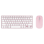 T'nB KBCOLORPK toetsenbord Inclusief muis Bluetooth AZERTY Frans Roze