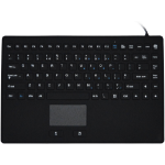 Aitmon Medical Sealed IP-68 Silicone Touchpad Keyboard Black