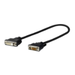 Vivolink PRODVIADAPDVI DVI cable 0.2 m DVI-D Black