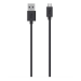 Belkin 1.2m USB 2.0 - microUSB m/m USB cable 47.2" (1.2 m) USB A Micro-USB B Black