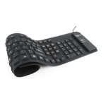 Gembird KB-109F-B keyboard USB + PS/2 QWERTY Black