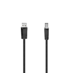 Hama 00200604 USB cable USB 2.0 5 m USB A USB B Black