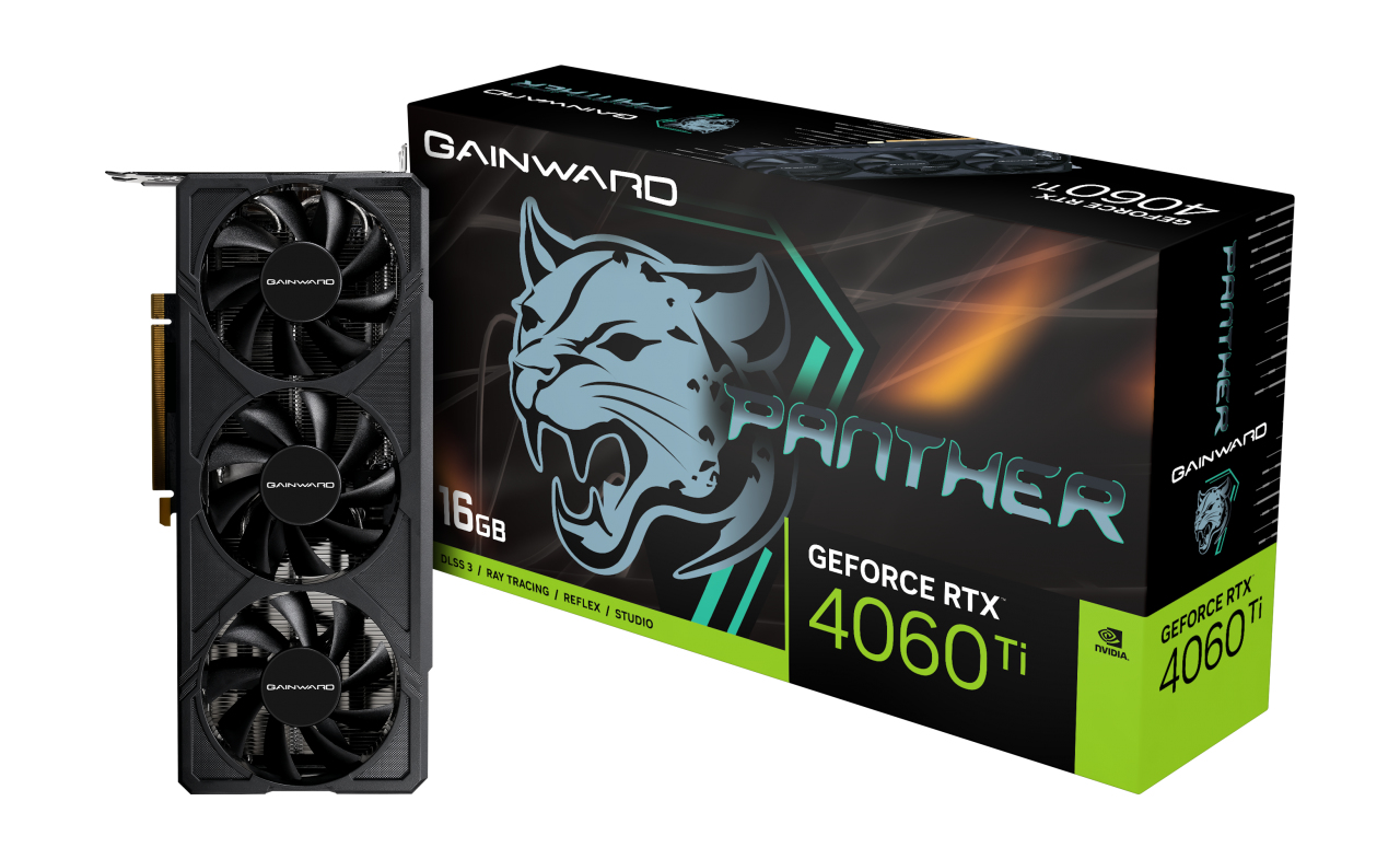 Image of Gainward GeForce RTX 4060 Ti 16GB Panther NVIDIA GDDR6