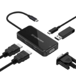 Simplecom DA451 laptop dock/port replicator Wired USB Type-C Black