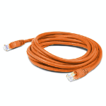 AddOn Networks ADD-7FCAT6A-OE networking cable Orange 2.13 m Cat6a U/UTP (UTP)