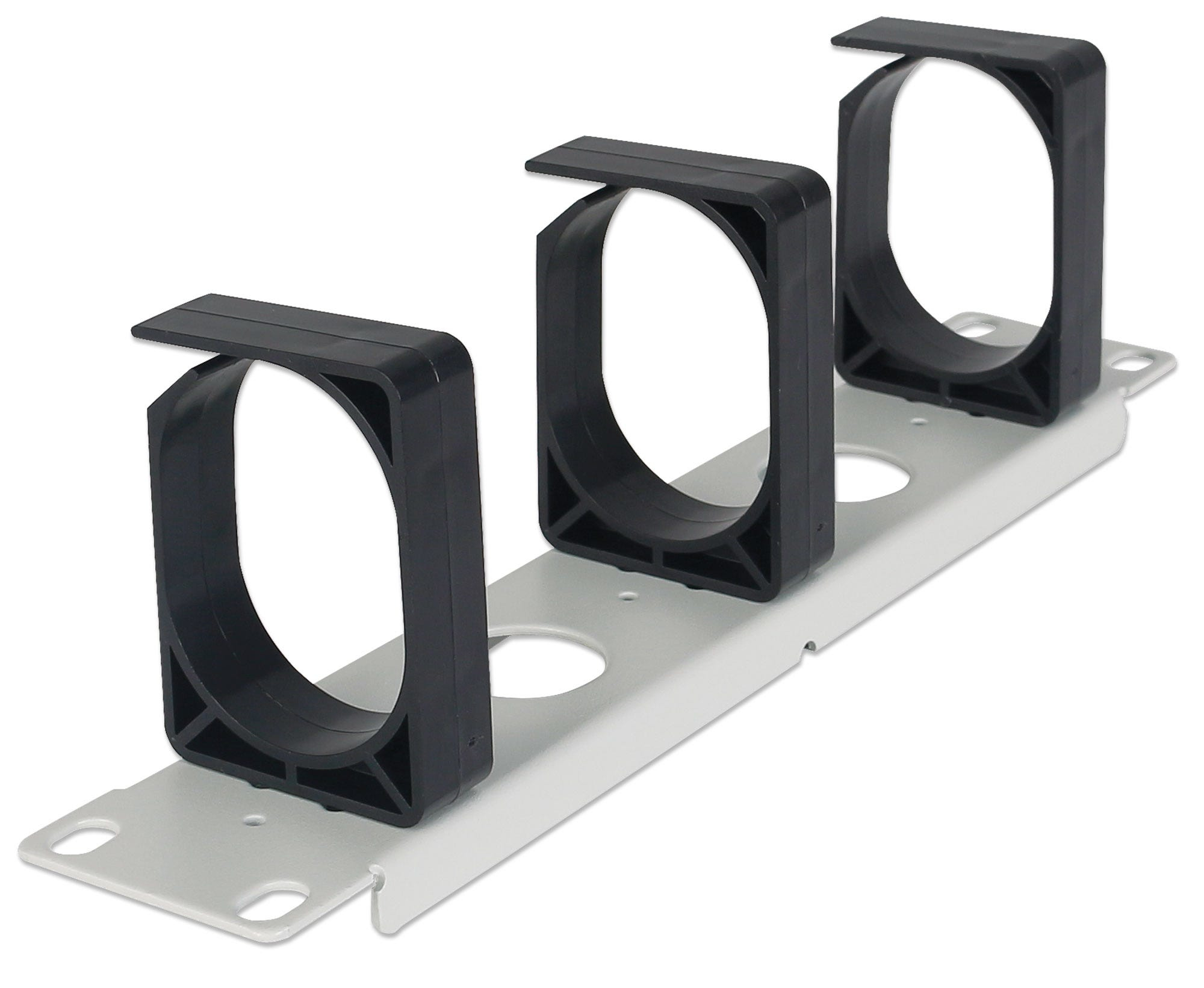 Image of Intellinet 10" Cable Management Panel, 1U, Three Large Retaining...