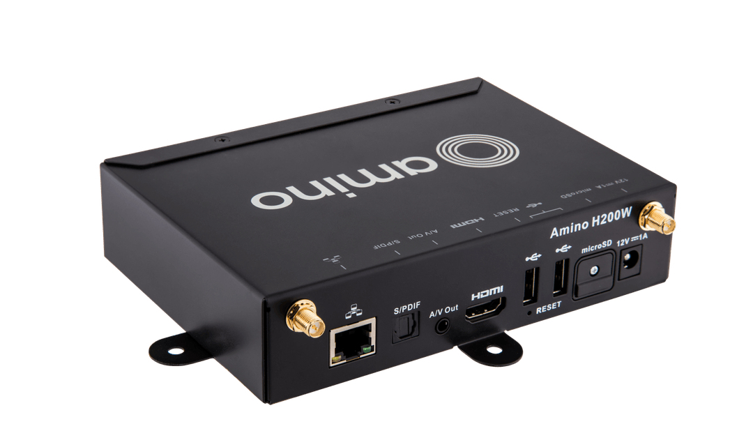 Amino Technologies H200W Black 4K Ultra HD 32 GB 2.0 channels 3840 x 2160 pixels Wi-Fi