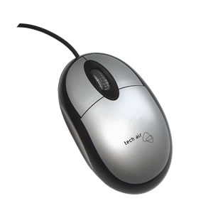 XM301BV2 TECH AIR XM301Bv2 - Mouse - optical - wired - USB - grey