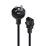 ALOGIC 1m Aus 3 Pin Wall to IEC C13 - Male to Female