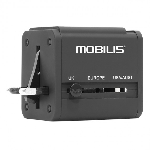 Photos - Charger Mobilis 001243 mobile device  Universal Black AC Indoor 