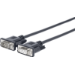 Vivolink 1.8m D-sub 9 pin - D-sub 9 pin serial cable Black