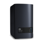 Western Digital My Cloud EX2 Ultra NAS Desktop Marvell Armada 385 Armada 385 1 GB DDR3 32 TB HDD Zwart