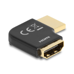 DeLOCK 60018 tussenstuk voor kabels HDMI Zwart