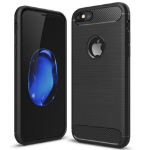 JLC iPhone 7/8 Plus Brushed Silicone - Black