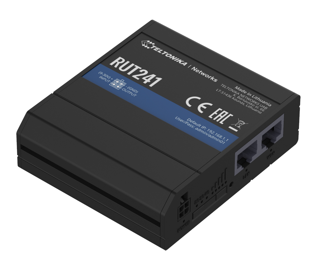 Image of Teltonika RUT241 Cellular network router