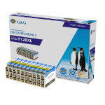 G&G Image 15057/NP-R-1281*4/1282-4*2 Ink cartridge multi pack Bk,C,M,Y, 10x2.5K pages 82ml Pack=10 (replaces Epson T1285) for Epson Stylus S 22/SX 235 W/SX 420/SX 430 W